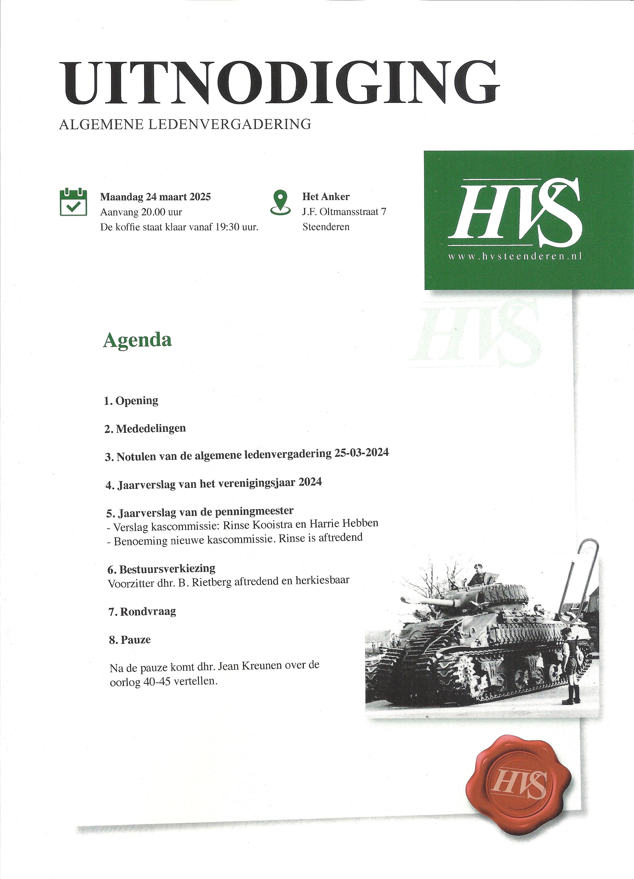 HVS ALV 2025 en Jaarverslag